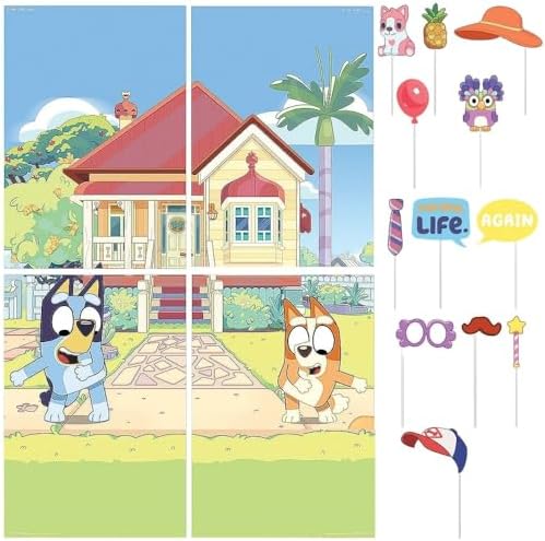 Exciting Bluey Scene Setter with Props Pack of 16
