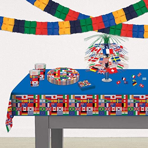 Beistle International Flag Plastic Table Cover