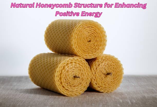 4 Pack Natural Beeswax Pillar Candles 384 Hours Long Burning