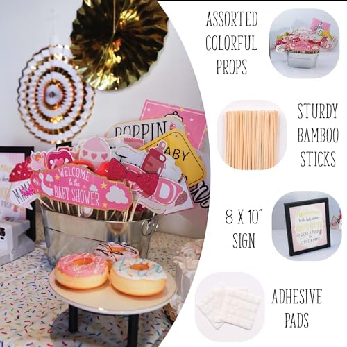 90s Photo Booth Props 41-Piece Fun Selfie Kit
