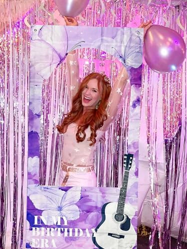 LaVenty Sparkling Guitar Themed Photo Booth Backdrop