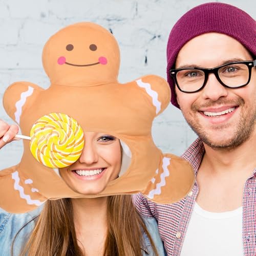 Gadpiparty Christmas Gingerbread Man Party Hat