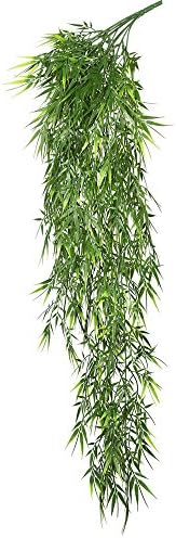 Vickerman 33 Mini Plastic Bamboo Leaf Bush Pack of 2