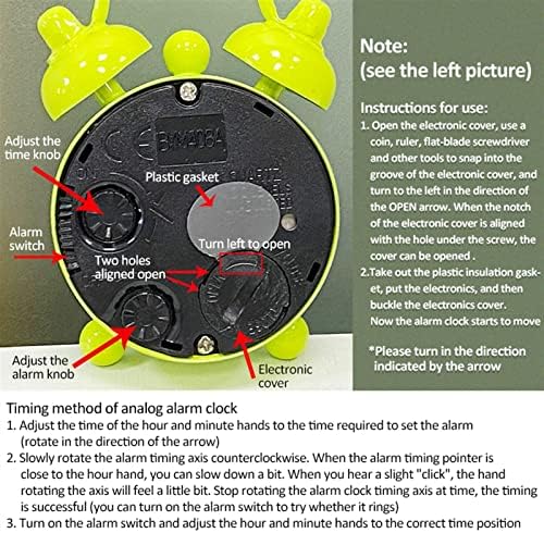 GRFIT Mini Round Digital Alarm Clock with Mirror