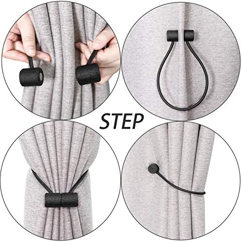 Modern Curtain Tiebacks with Strong Magnetic Hold