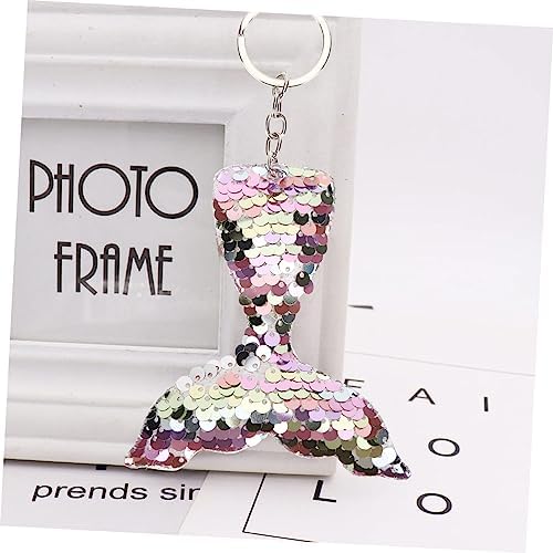 PRETYZOOM 6pcs Mermaid Keychains for Backpacks and Keychain Decor