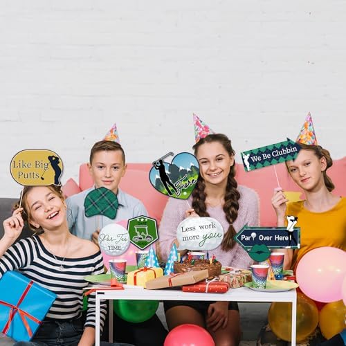 Duormal Golf Party Photo Booth Props Set