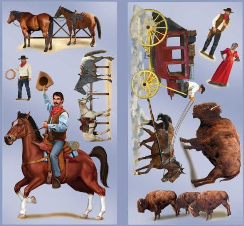 Wild West Character Props Party Accessory 1 Count 9 Pkg
