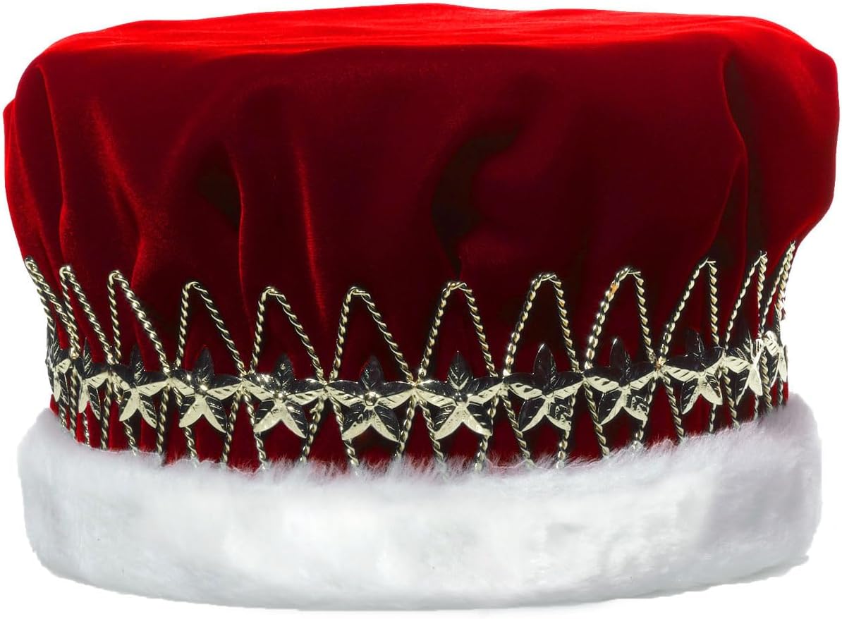 Andersons Majestic Velvet King Crown with Star Band 6 Inches