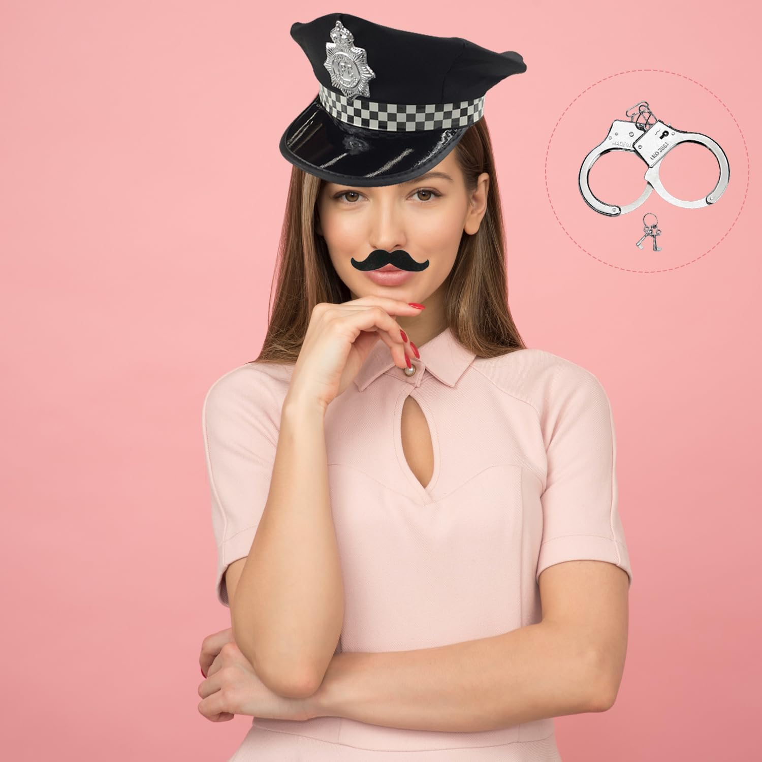 HEYTOP 21 Pcs Funny Photo Booth Props Set for Adults