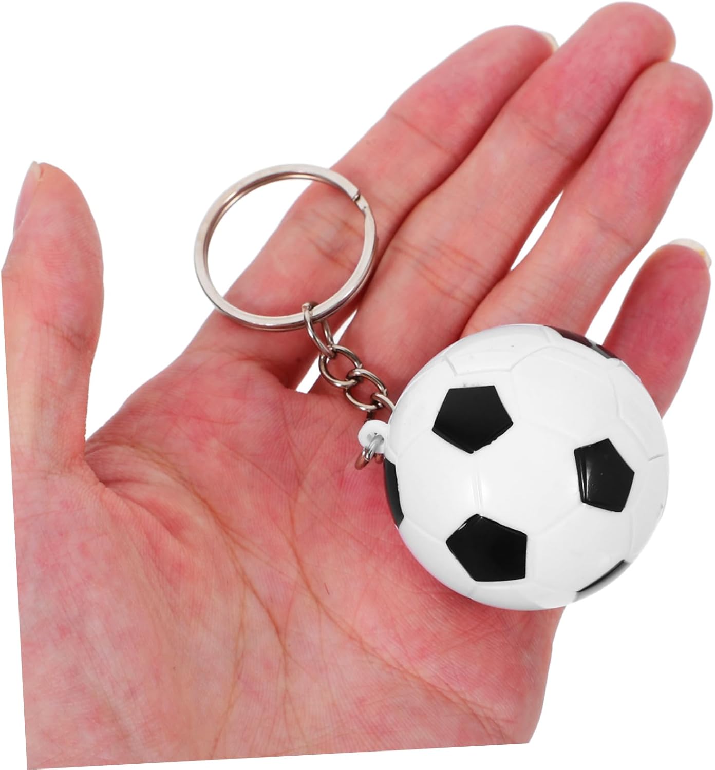 VOSAREA 2Pcs Soccer Ball Keychains for Boys