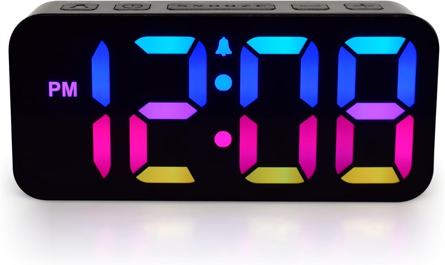 Westclox Digital Alarm Clock with RGB Display