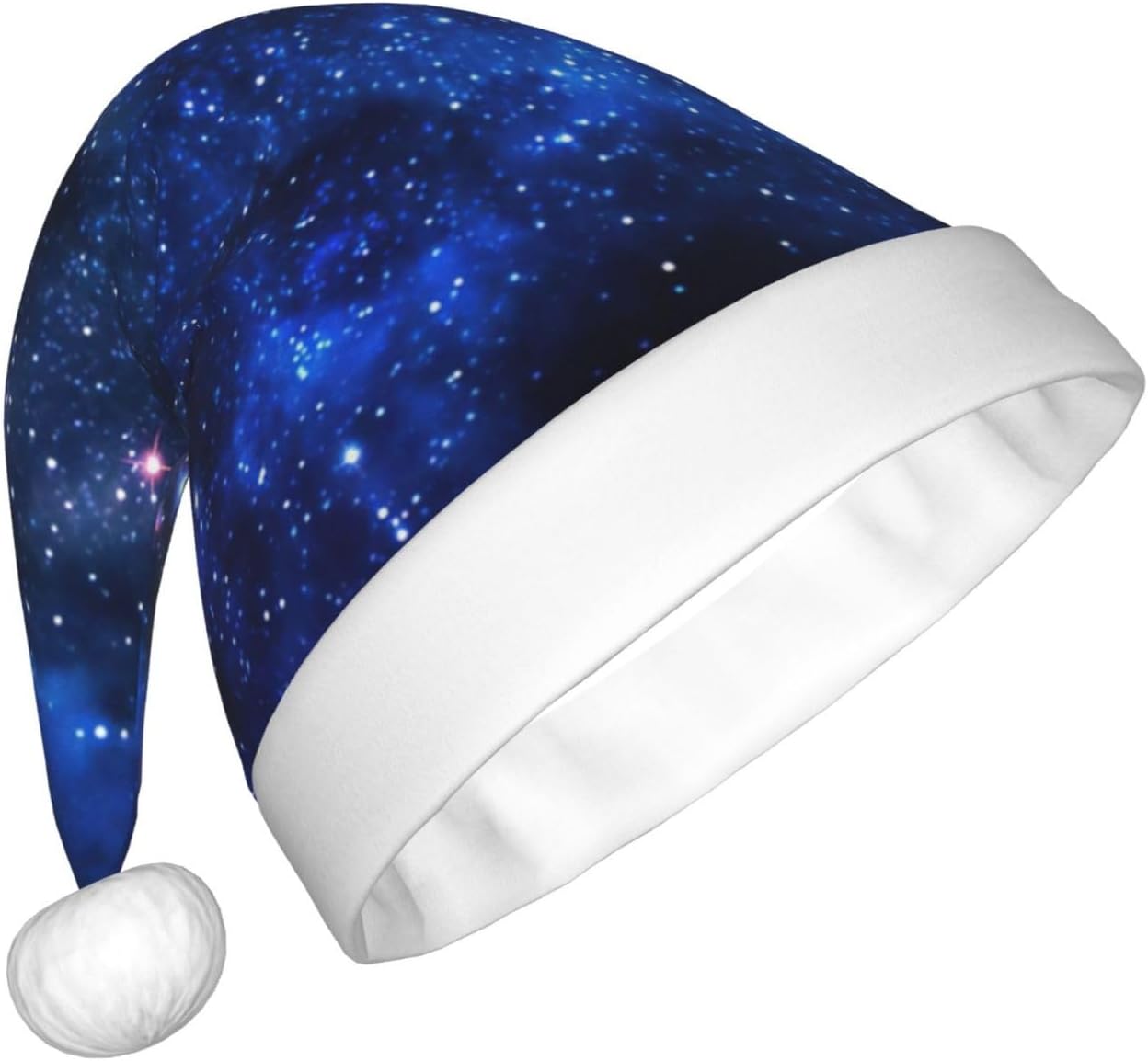 Personalized Santa Hat with Galaxy Night Print