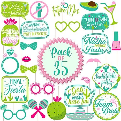 KatchOn Bachelorette Photo Booth Props Pack of 35