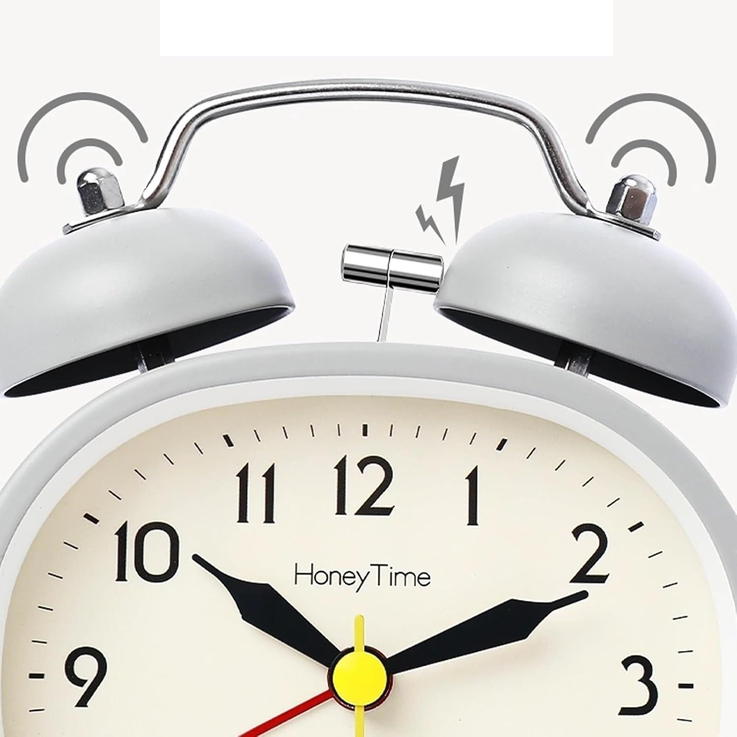 Double Bell Alarm Clock with Backlight and Silent Ticking