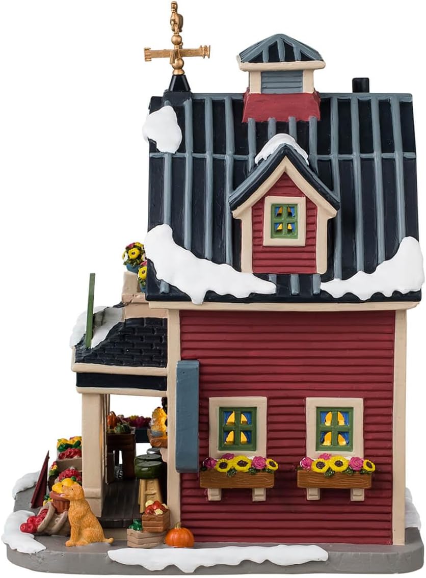 Lemax Debs Farm n Floral Lighted Building