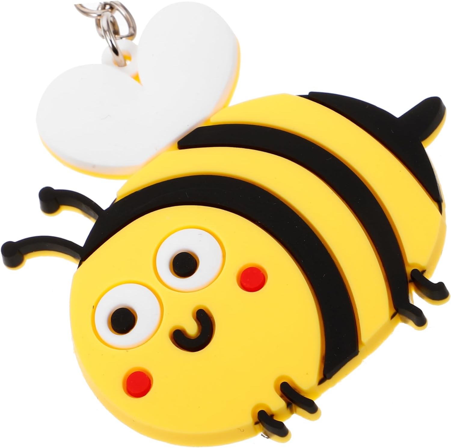 10pcs Cute Cartoon Bee Keychain for Bags and Backpacks
