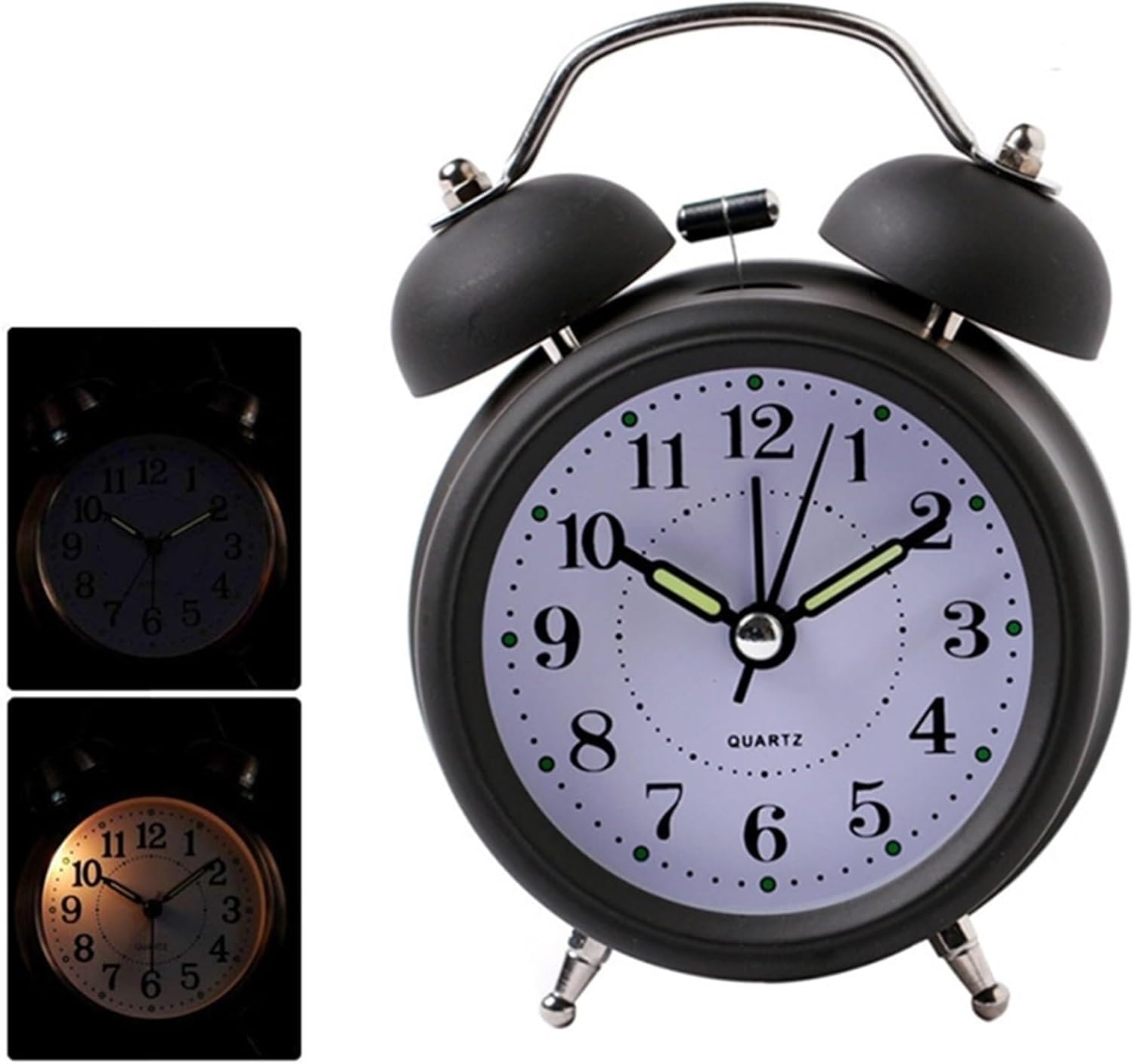 Loud Retro Double Bell Alarm Clock with Backlight