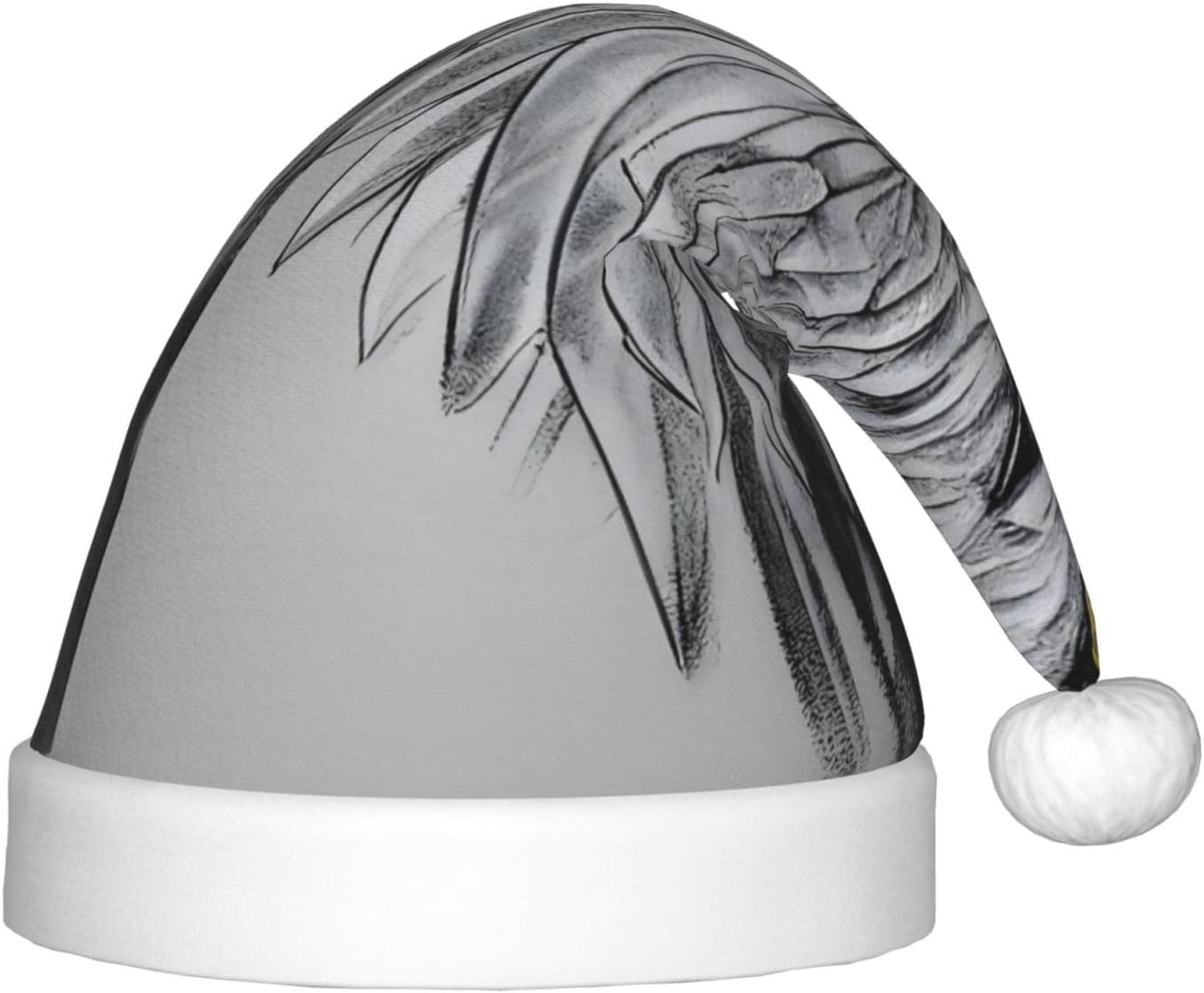Christmas Hat with Pom-Pom Eagle Print