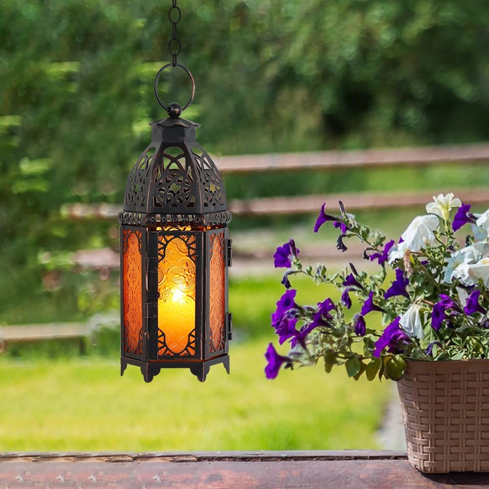 NEEDOMO 11 Inch Decorative Candle Lanterns