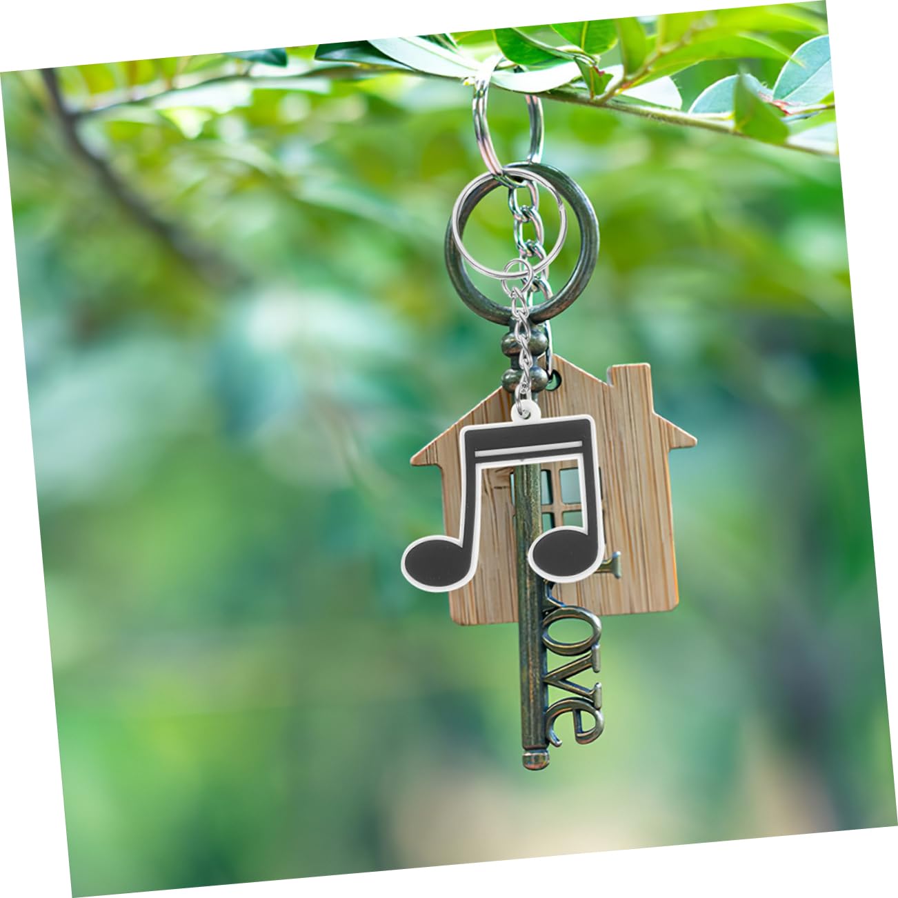 DECHOUS 12pcs Music Note Keychains for Retro Party Favors