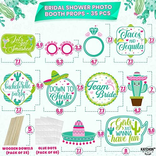 KatchOn Bachelorette Photo Booth Props Pack of 35