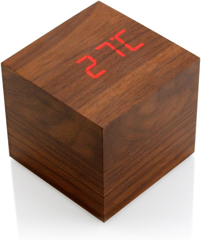 Gearonic Digital Alarm Clock with USB LED Light and Charger