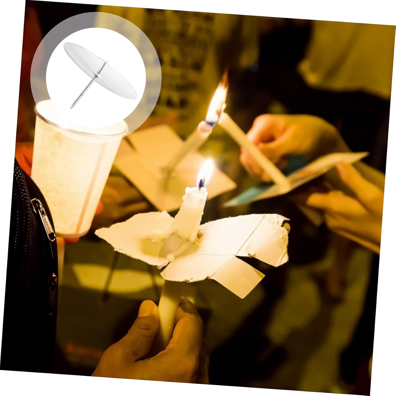 24pcs Iron Candle Holder for Festivals and Celebrations