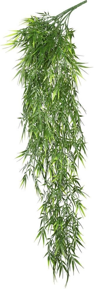 Vickerman 33 Mini Plastic Bamboo Leaf Bush Pack of 2