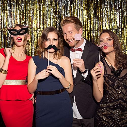 Fully Assembled Birthday Photo Booth Props 30 Piece Set