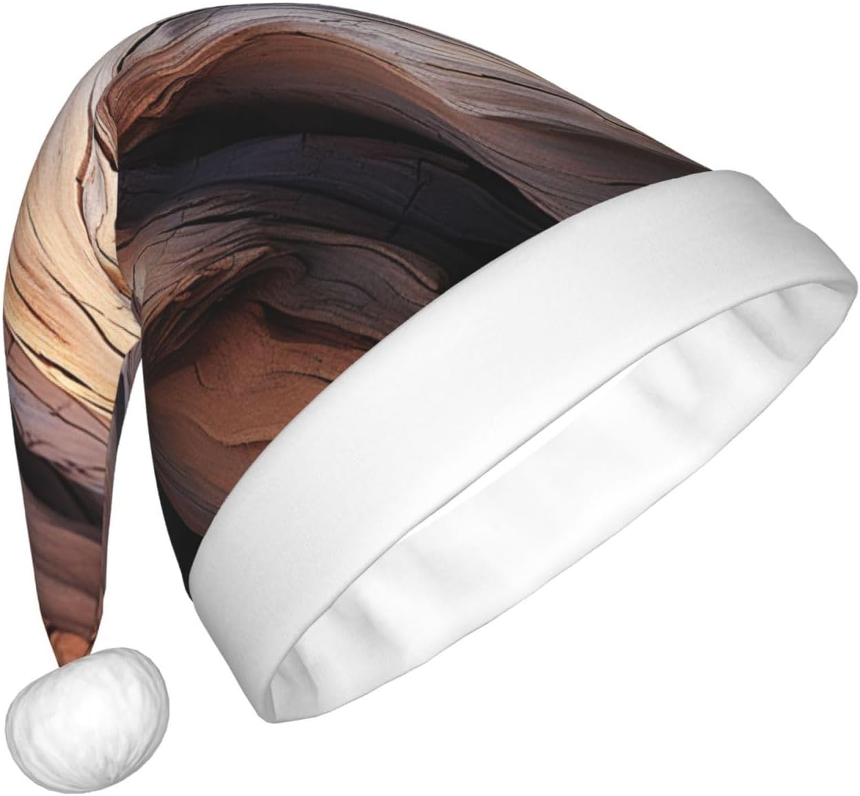 QINZHENG Christmas Santa Hat with Tree Camo Print