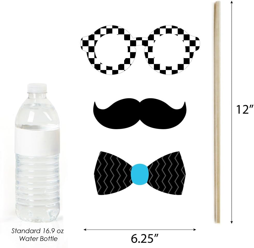 Big Dot of Happiness Lets Go Racing Photo Booth Props Kit 20 Count