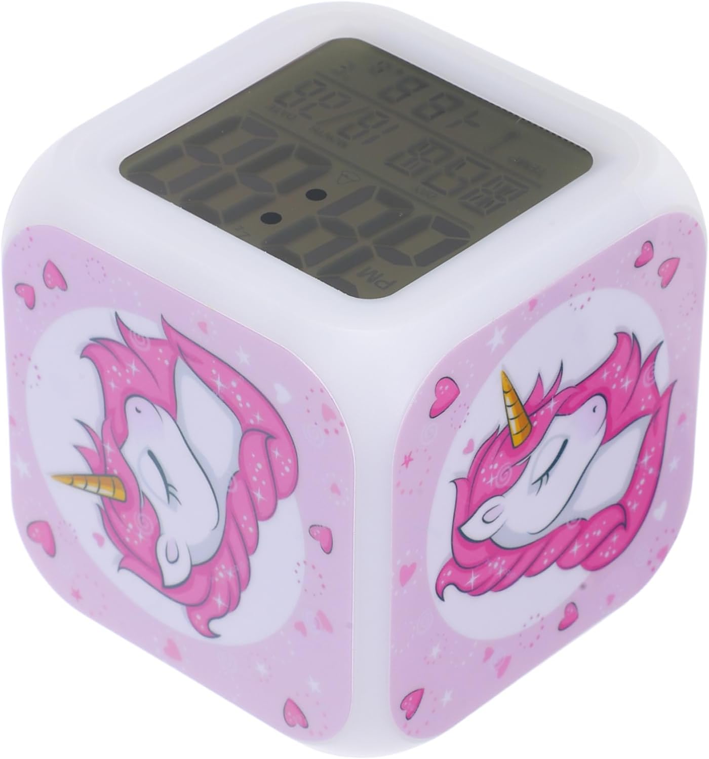 Unomor Unicorn LED Digital Alarm Clock with Brightness Control