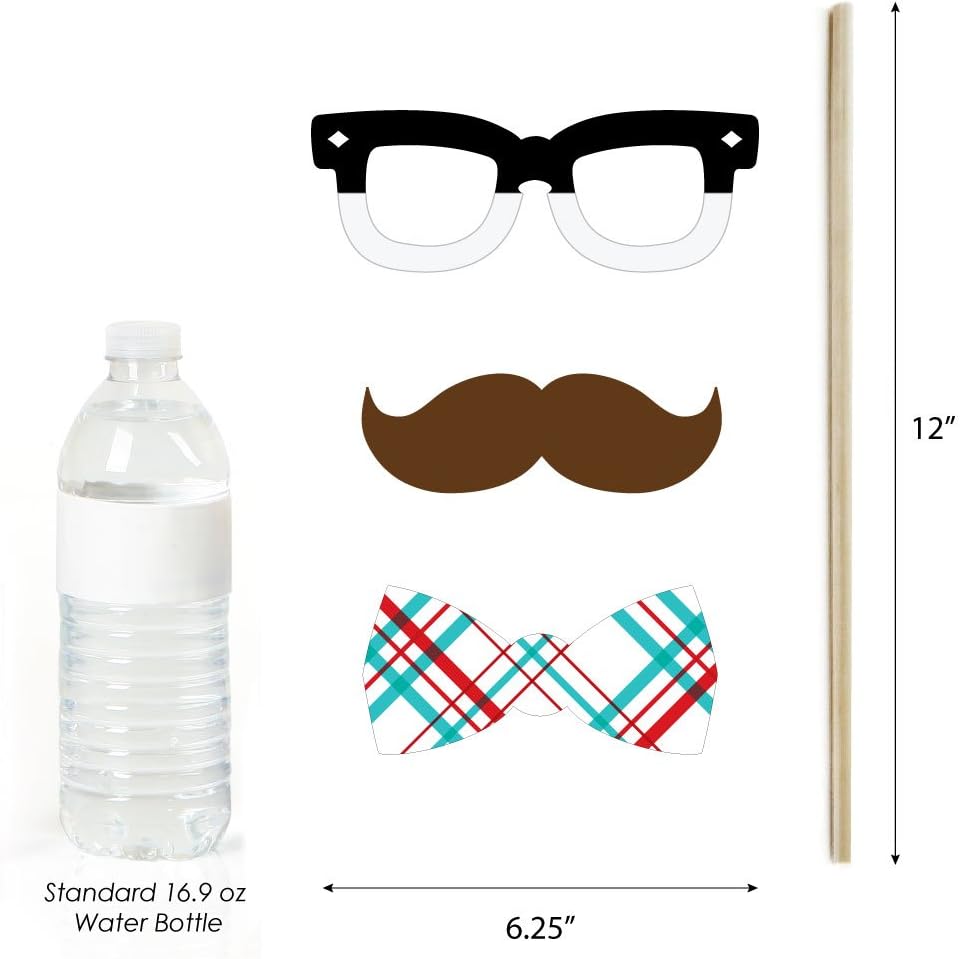 Big Dot of Happiness 1950s Sock Hop Photo Booth Props Kit