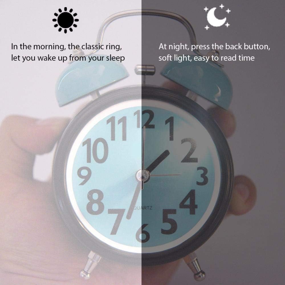 Boquite Mechanical Alarm Clock with Night Light
