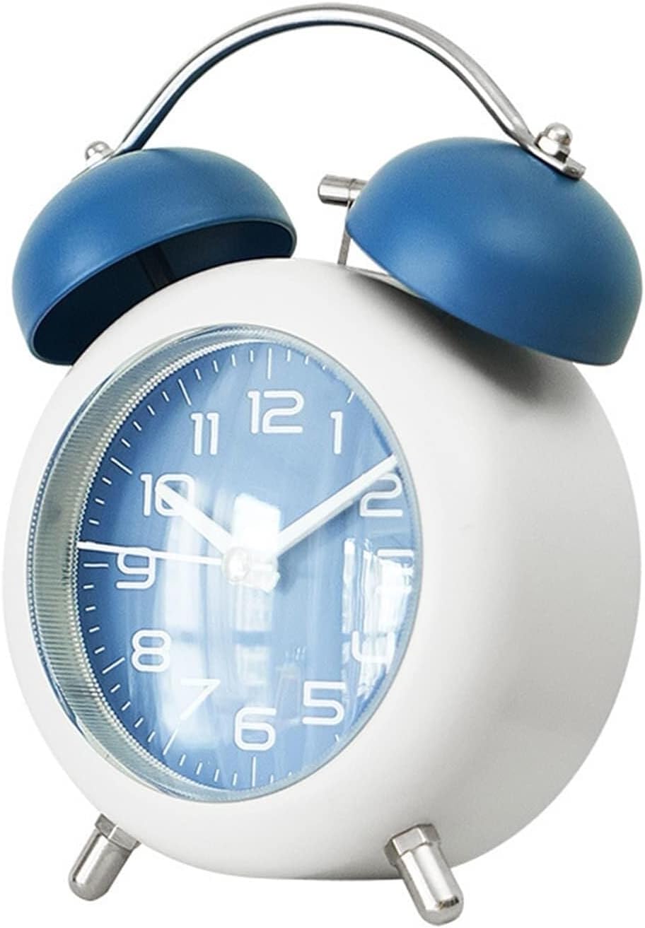 Double Bell Alarm Clock with Backlight and Loud Ringtone