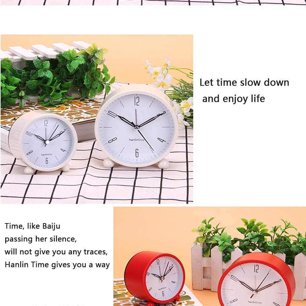 Double Bell Alarm Clock with Backlight for Home Decor