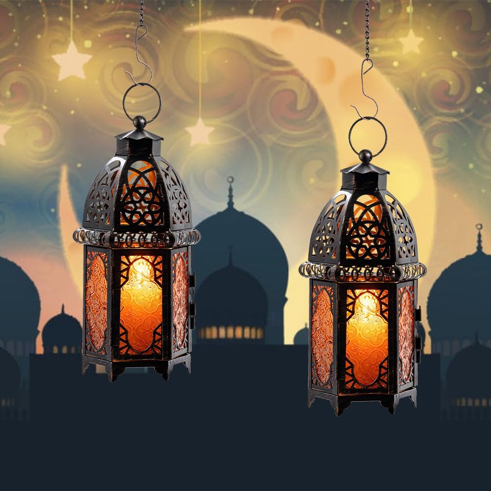 NEEDOMO 11 Inch Decorative Candle Lanterns