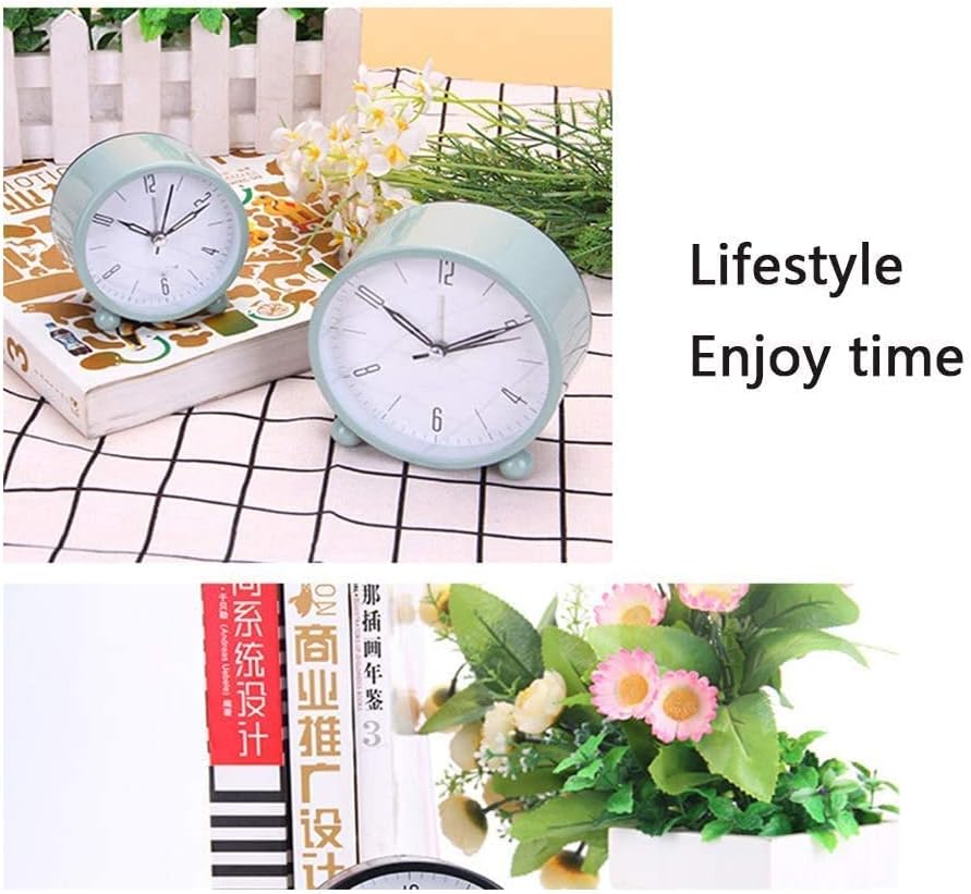 Double Bell Alarm Clock with Backlight for Home Decor