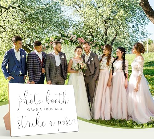 Minimalist Wedding Table Sign With Stand