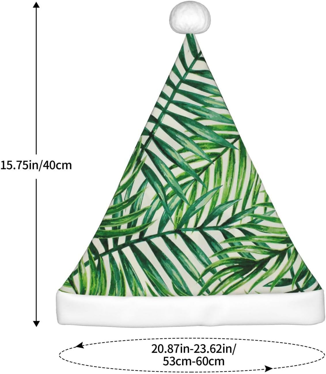 Qin Zheng Banana Leaf Santa Hat Christmas Gift for Women