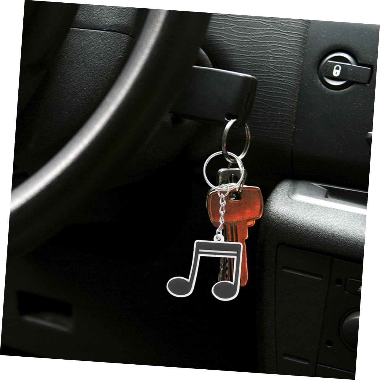 DECHOUS 12pcs Music Note Keychains for Retro Party Favors