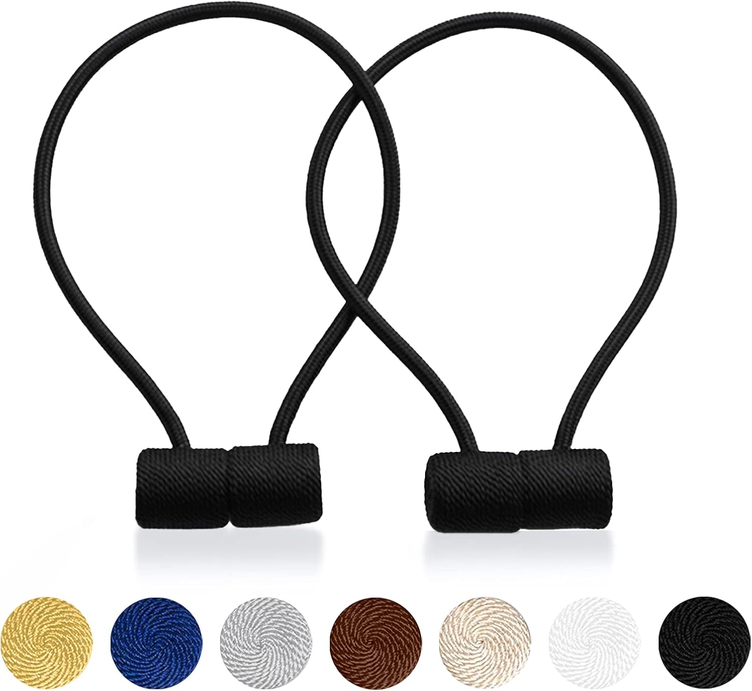 Modern Curtain Tiebacks with Strong Magnetic Hold