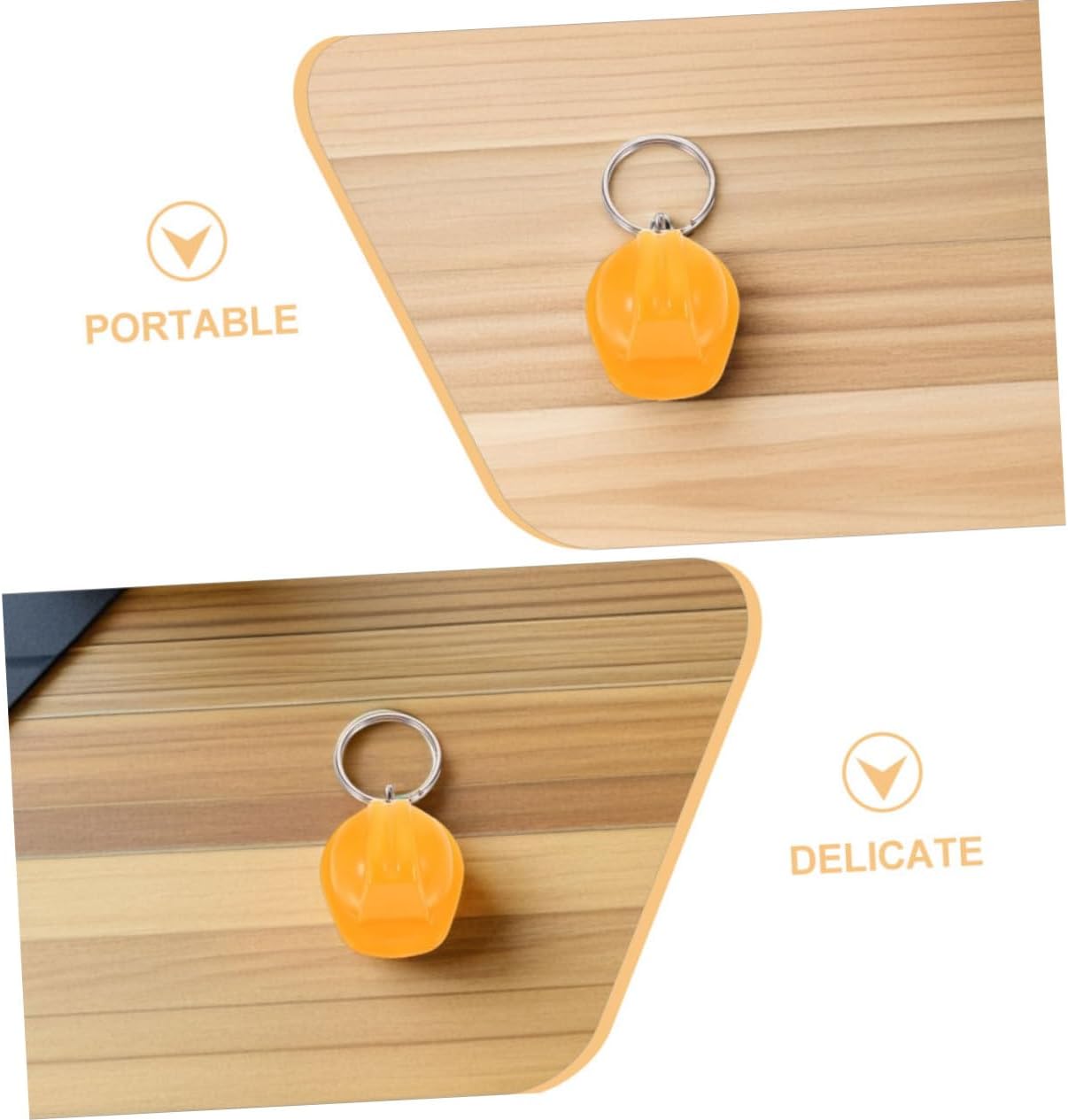 CHILDWEET 5Pcs Mini Hard Hat Keychain for Construction Workers