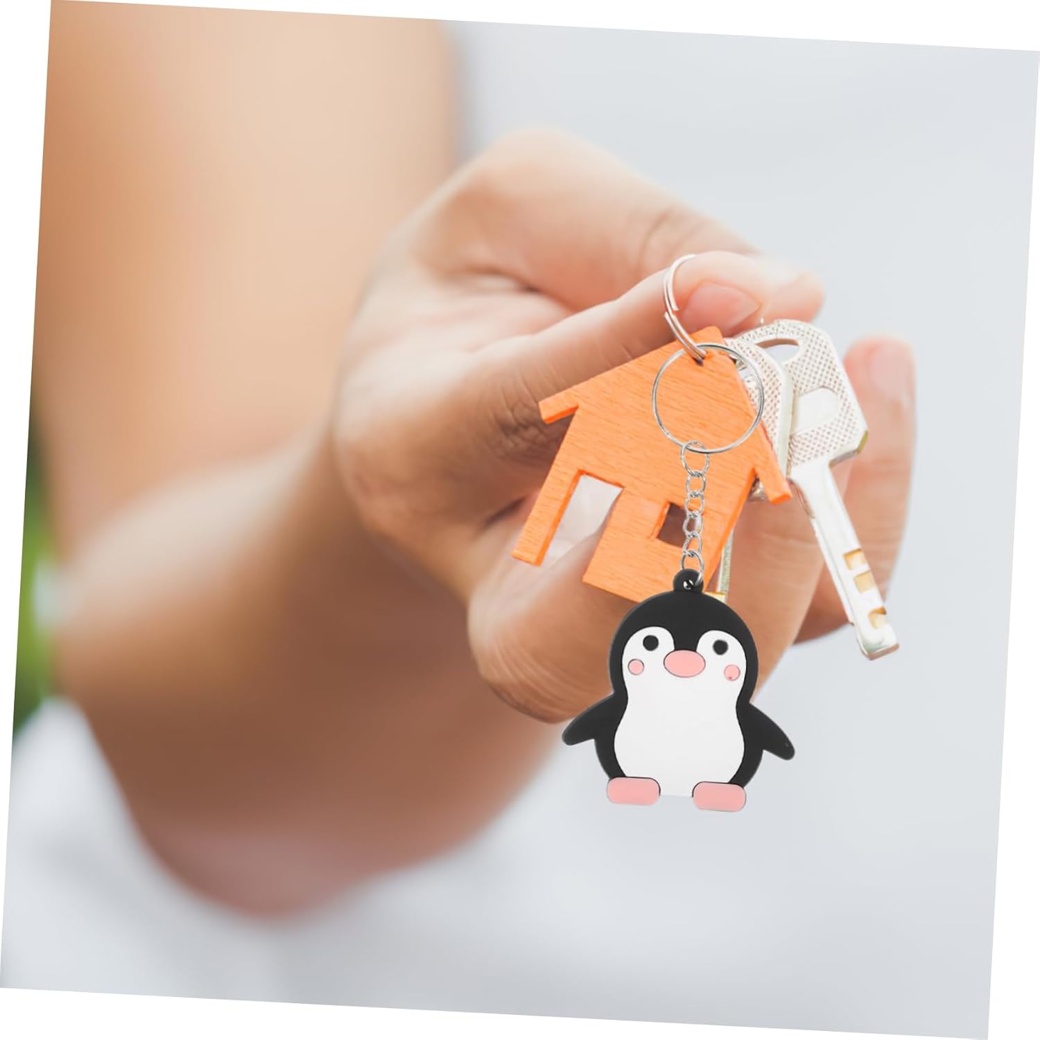 24Pcs Adorable Penguin Keyrings for Animal Themed Parties