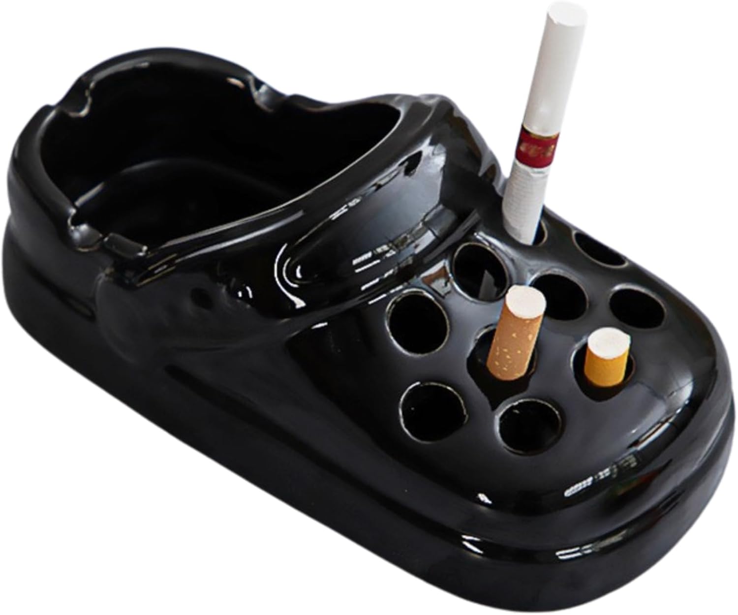 CuteZing Perforated Shoe Ceramic Ashtray 45 Inch