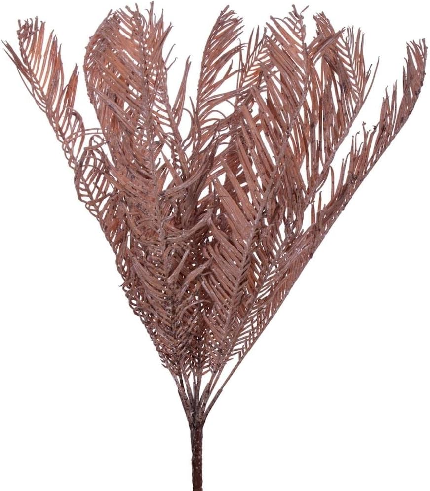 Vickerman 21 Inch Brown Artificial Dry Palm Cycas Bush