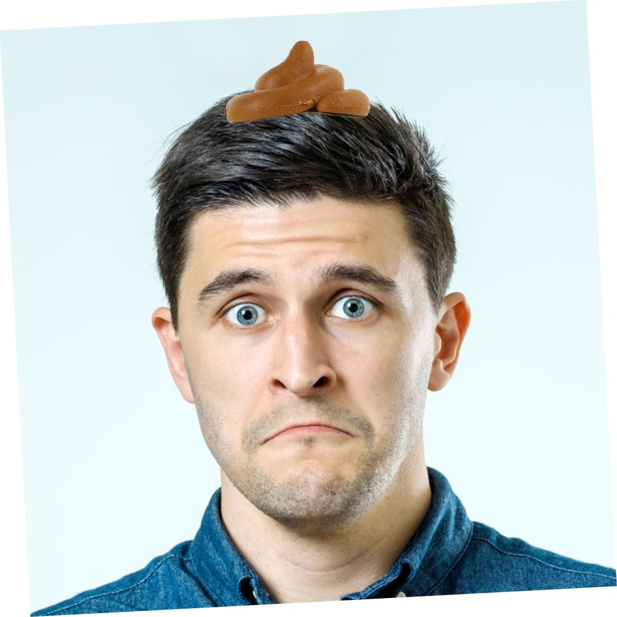 Toyvian 4 Pcs Poop Emoji Costume Hat for Parties