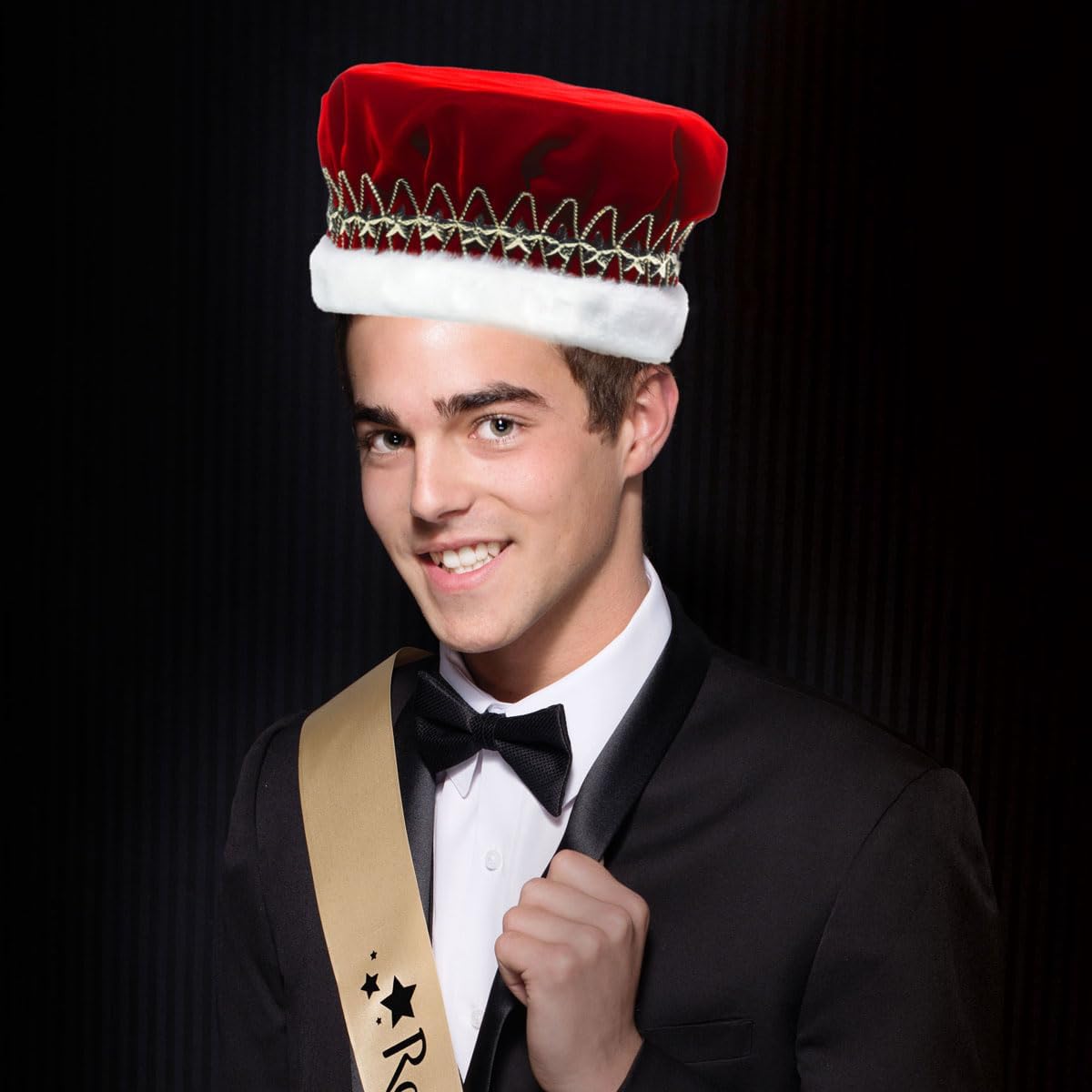 Andersons Majestic Velvet King Crown with Star Band 6 Inches