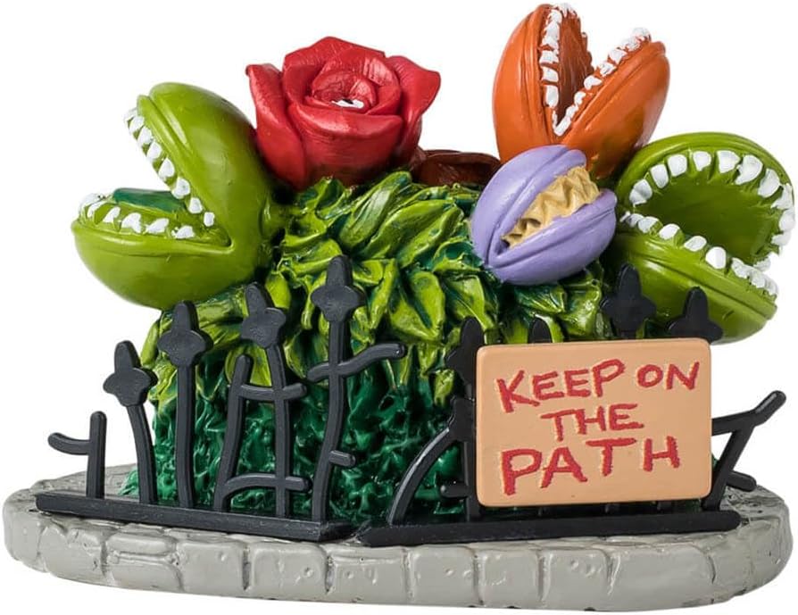 Lemax Hungry Plants Green Gothic Tabletop Sculpture 44317